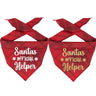 Santa's Offical Helper Pet Bandana