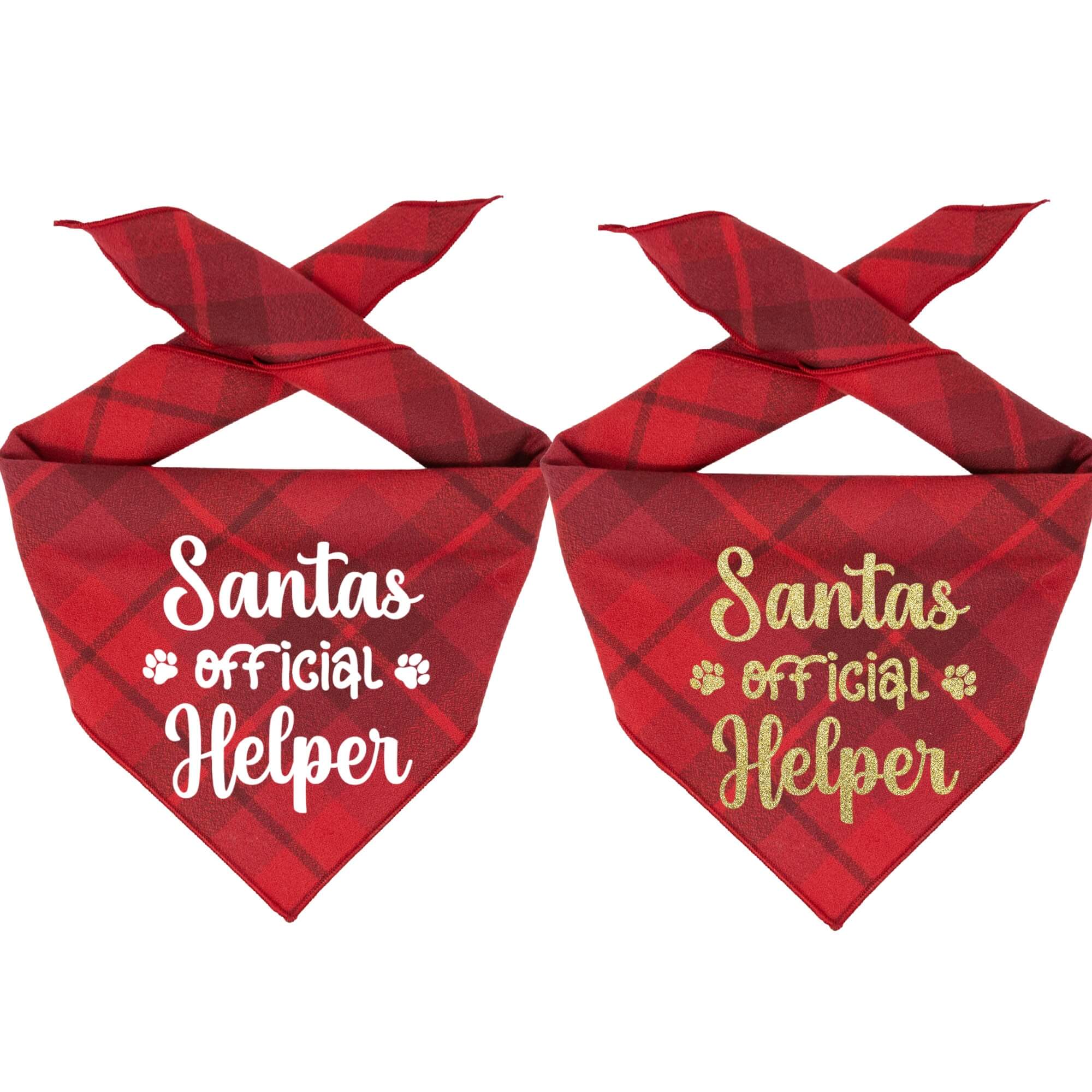 Santas Offical Helper Pet Bandana