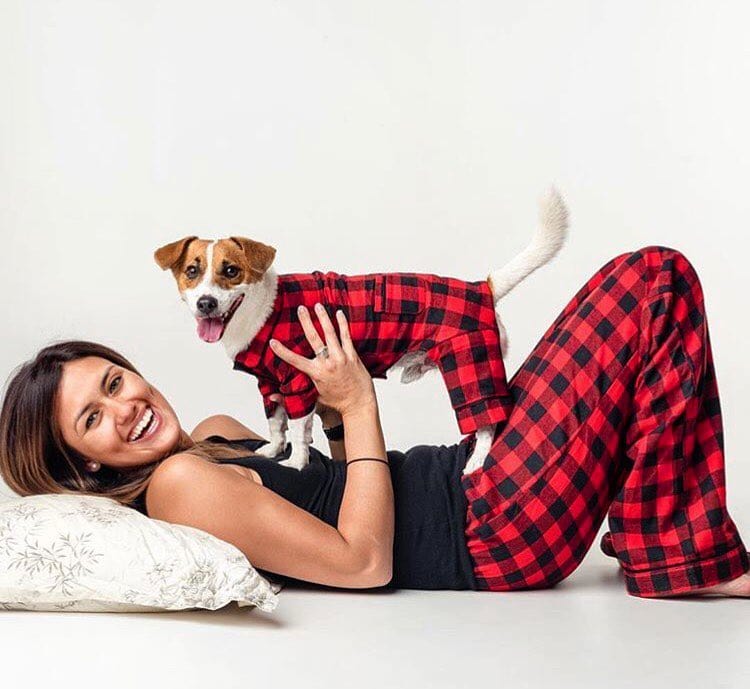 Buffalo Check Flannel Matching Human Pajamas 