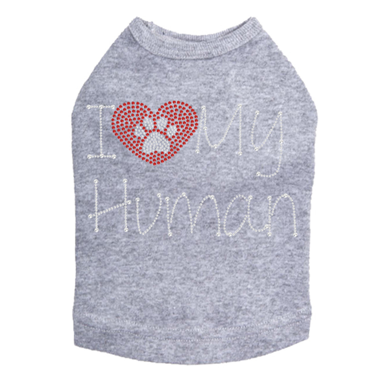 I Love My Human - Dog Tank