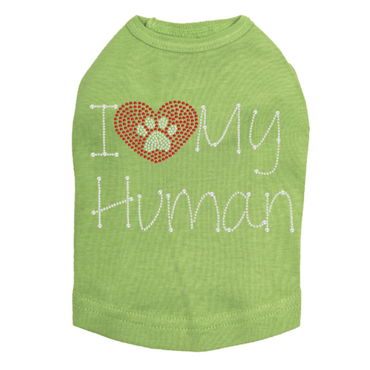 I Love My Human - Dog Tank
