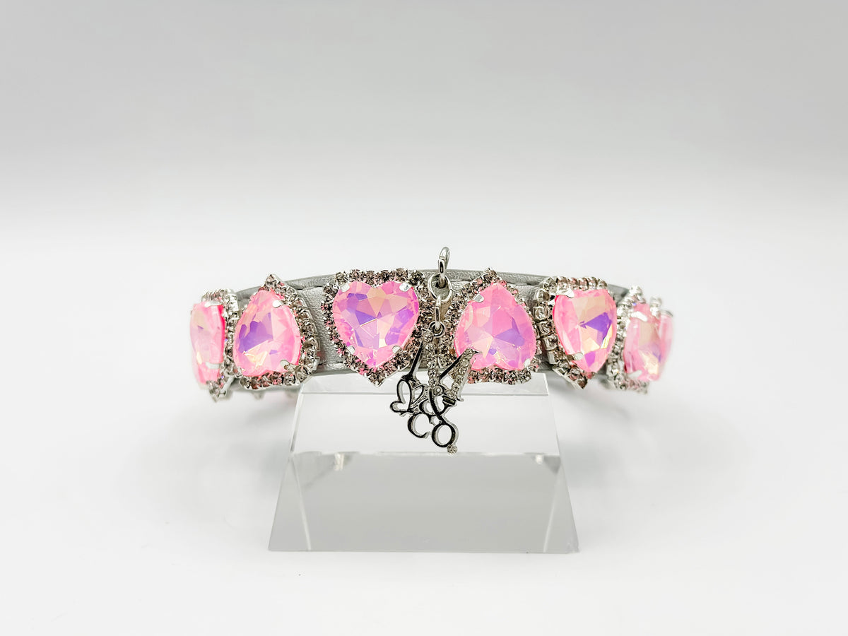 Cruise Gem Necklace I: Cotton Candy Pink