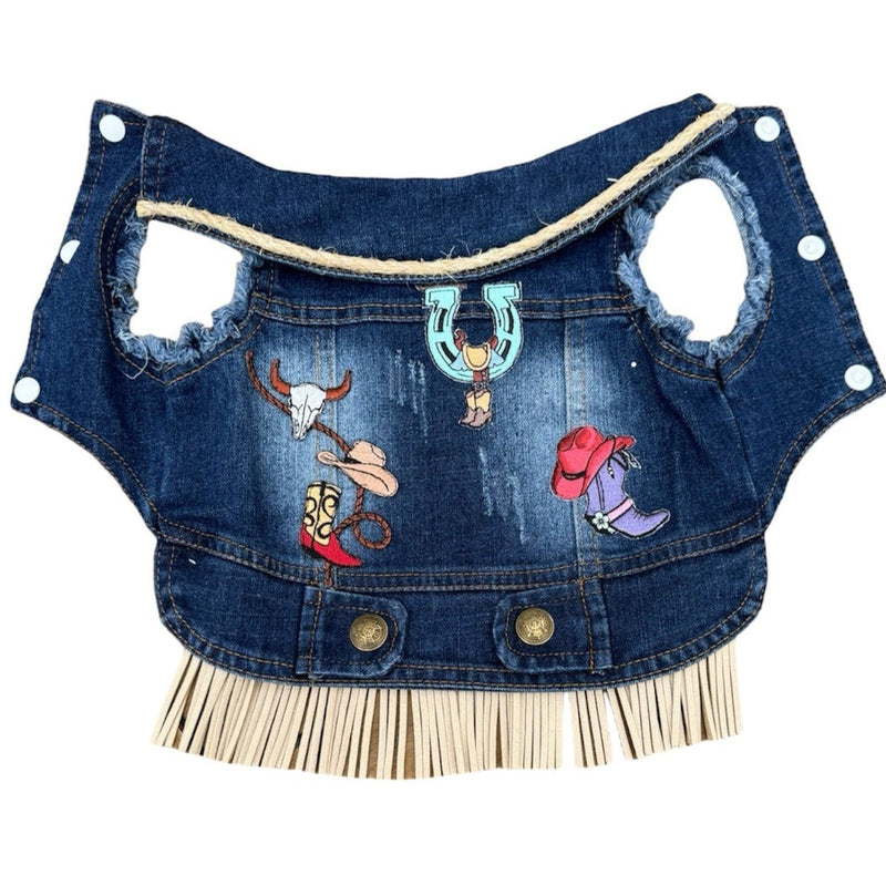 Heads or Tails Pup Rodeo Dog Vest