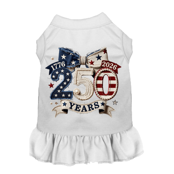 The Liberty Heiress 250 Couture Dog Dress