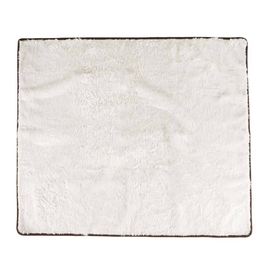 PupProtector Short Fur Waterproof Throw Blanket Polar White