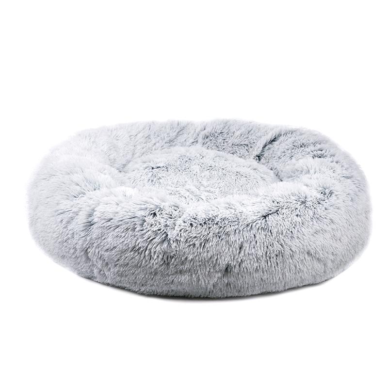 Mr. Peanuts 28" OrthoPlush® Pet Bed - Snowflake White Two Tone
