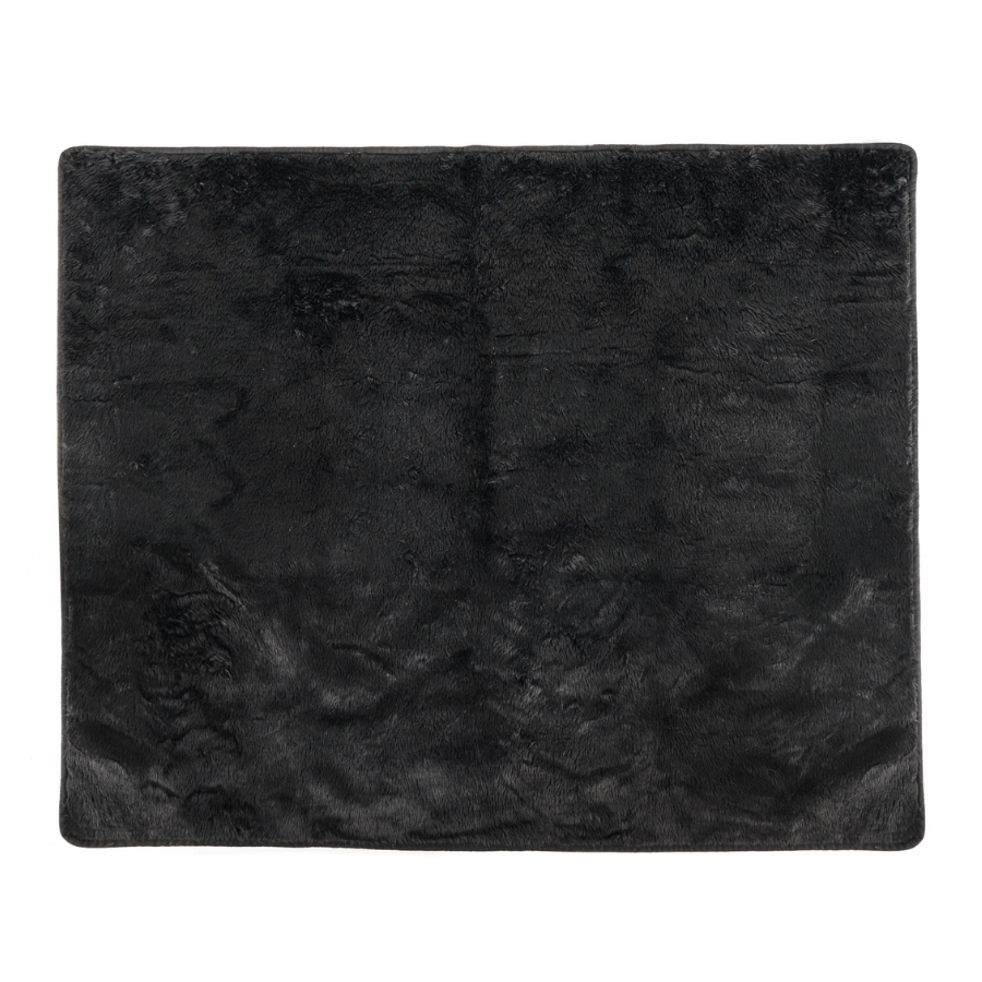 PupProtector Short Fur Waterproof Throw Blanket Midnight Black