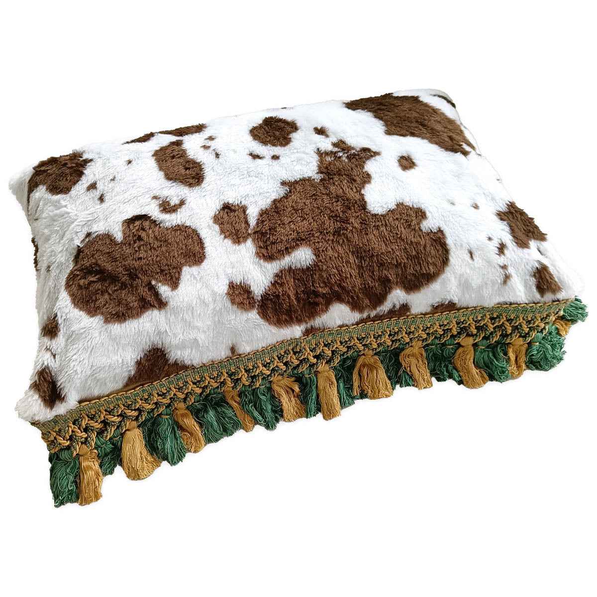 Mucca Texana Cow Print Luxury Pet Pillow Bed