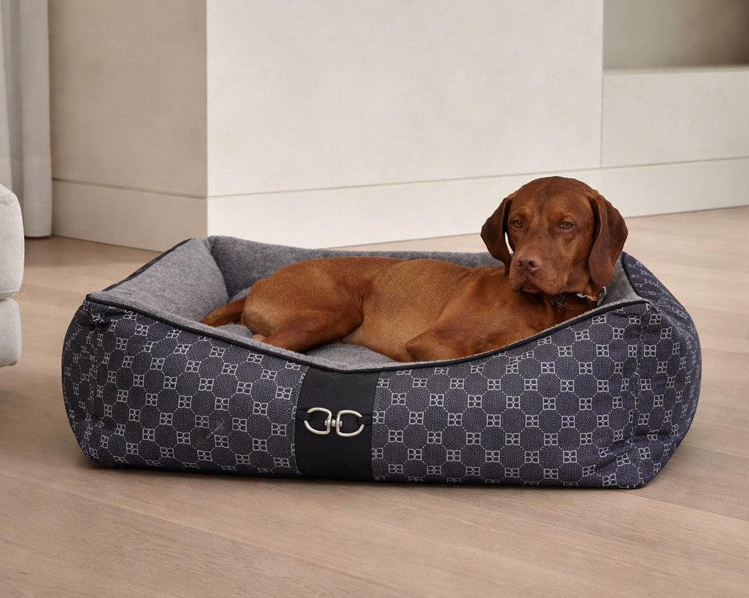Bowsers Signature Scoop Bolster Dog Bed - Easy-Entry Bolster Support