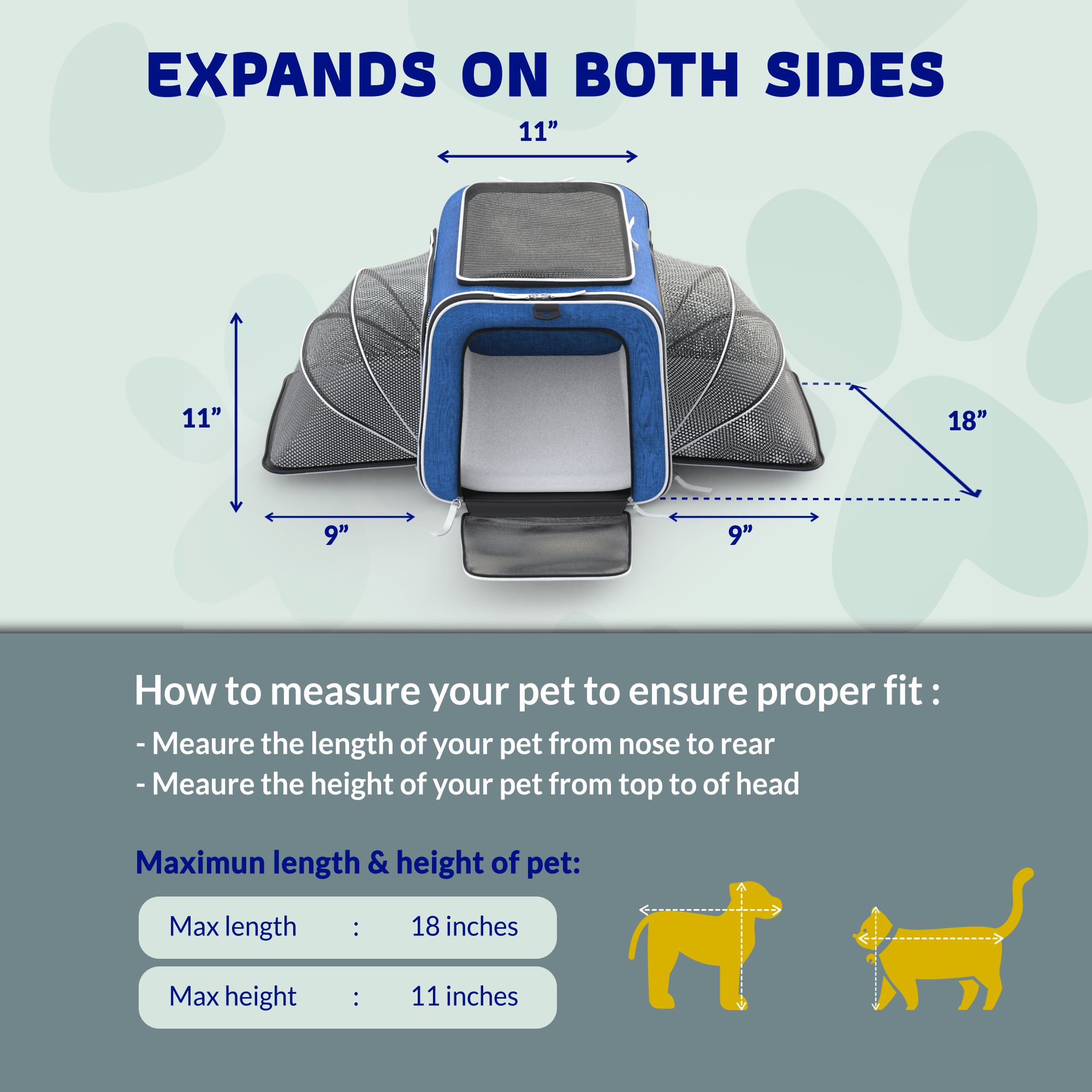 Katziela Rolling Rover Airline Compliant Expandable Wheeled Pet Carrier | HT Animal Supply