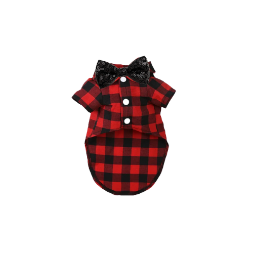 My Dapper Buffalo Bowtie Dog T-Shirt