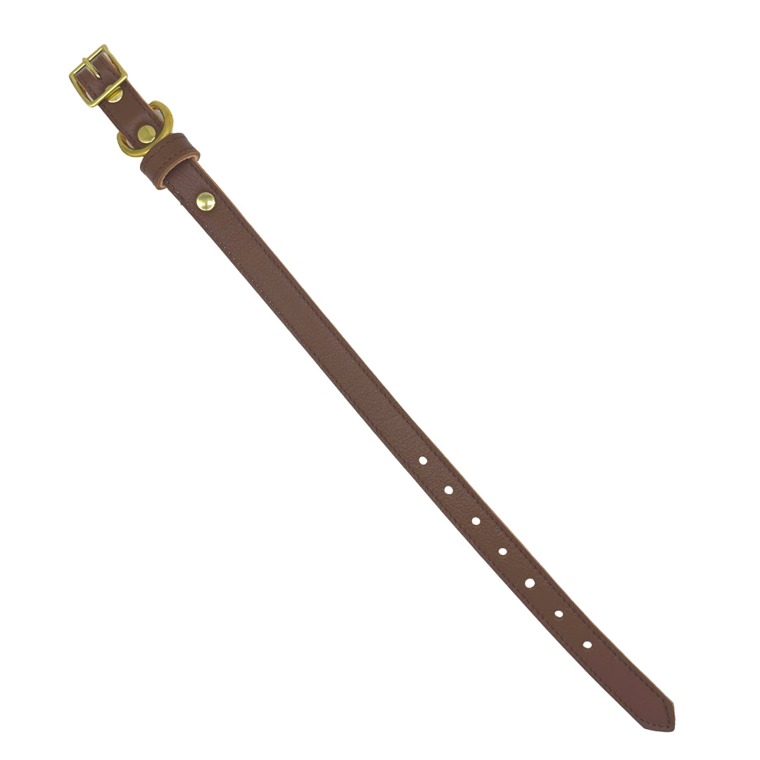 Bonne et Filou – Classic Leather Dog Collar
