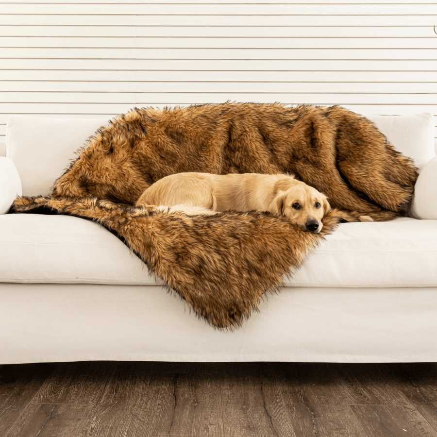PupProtector Waterproof Throw Blanket Sable Tan