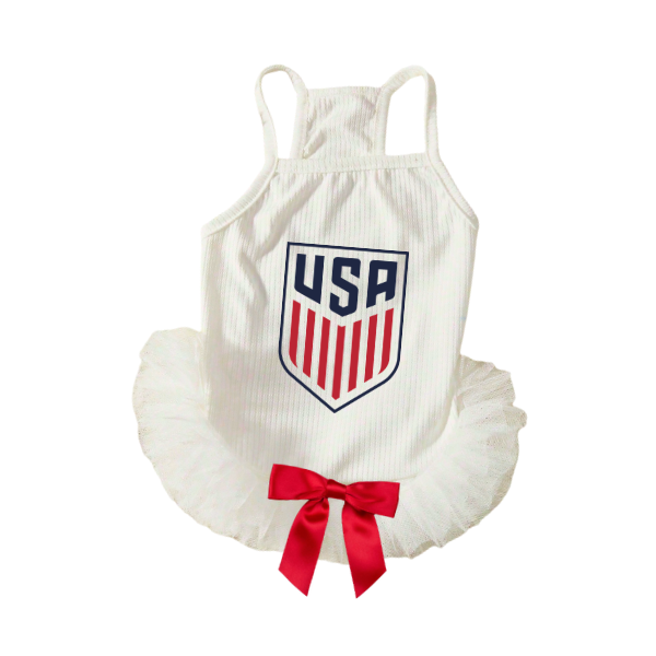 Bark Fifth Avenue The Stars & Stripes Sweetheart Tutu Dog Dress