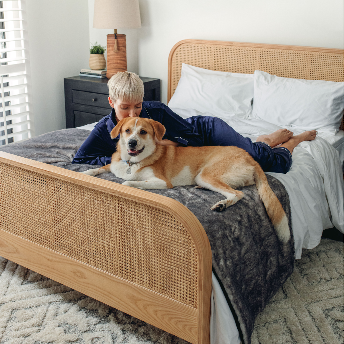 PupProtector Luxe Waterproof Bed Runner Ultra Soft Chinchilla