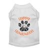 Happy Howloween Paw Print Dog T-Shirt