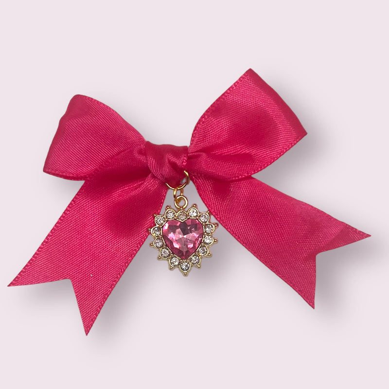 Bark 5th Ave., LLC Sparkle Heart Dog Hair-bows pet supplies
