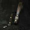 Bestia Dog Gear Genuine Leather Dog Collar - Black