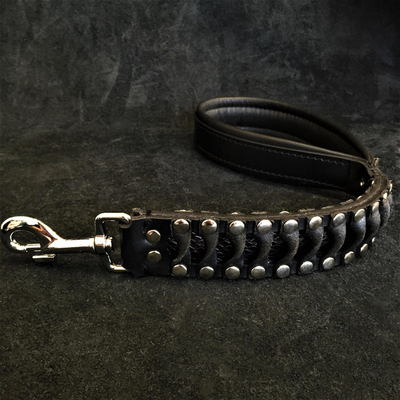 Bestia Dog Gear Genuine Leather Dog Collar 