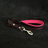 Bestia Dog Gear Genuine Leather Dog Collar - Red