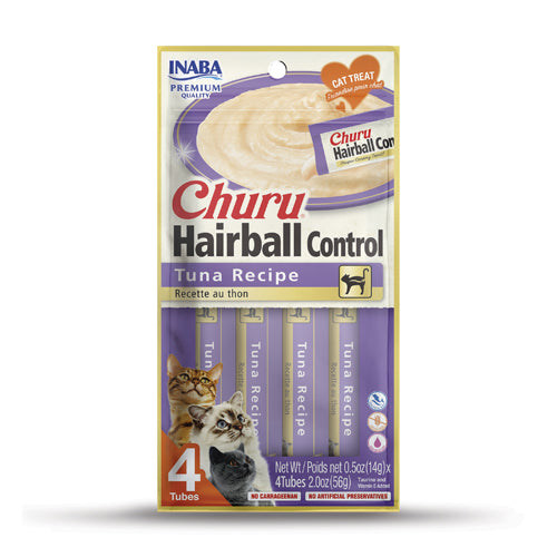 Inaba Churu Cat Hairball Control Tuna Recipe (2oz)