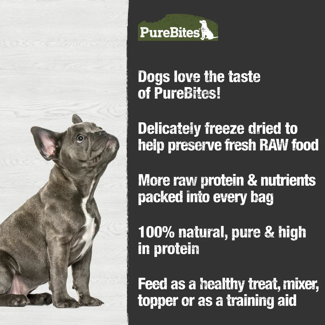 Pure Bites Beef Freeze Dried Dog Treats - HT Animal Supply