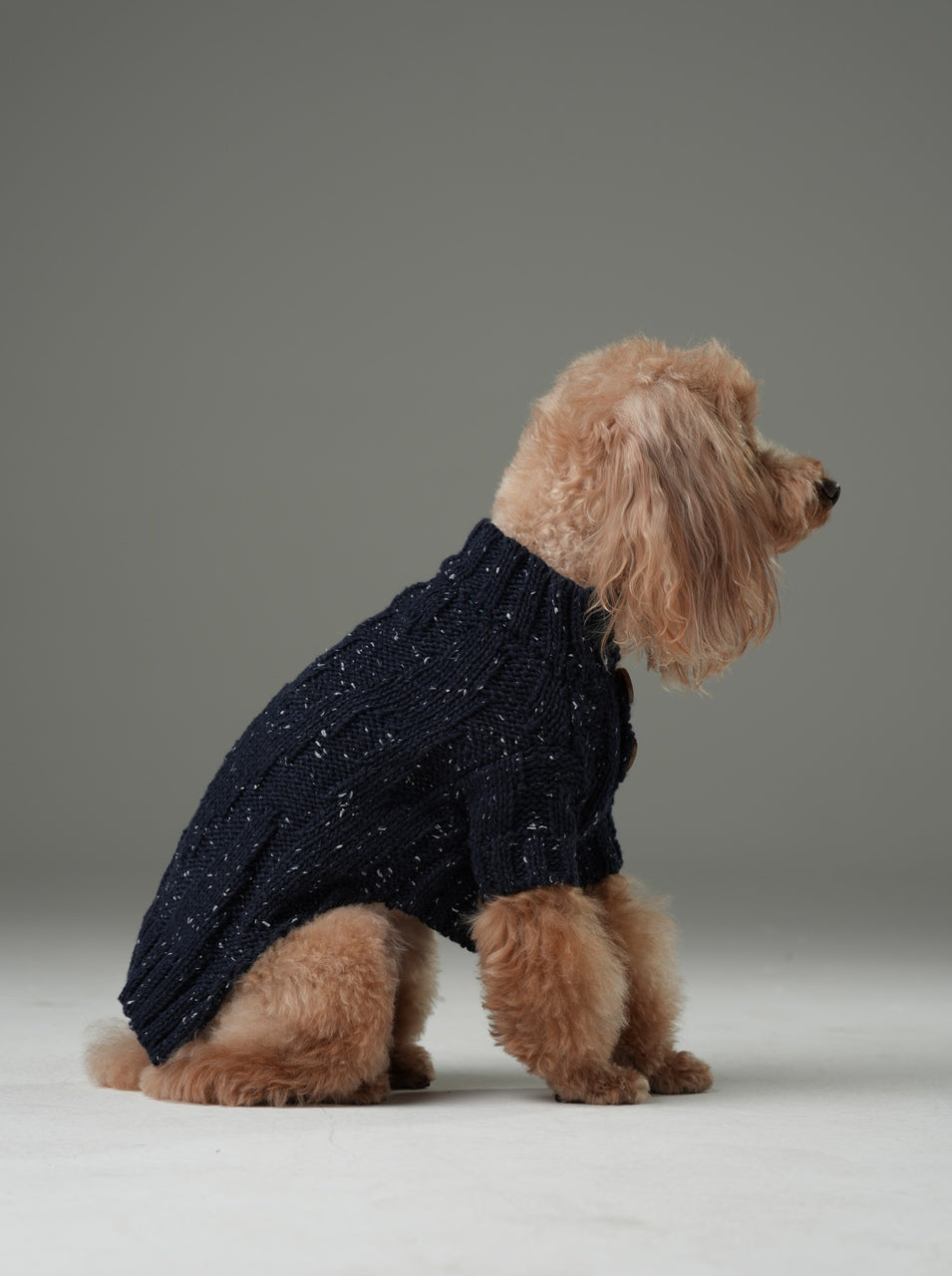 Glacier Pet Sweater-Navy