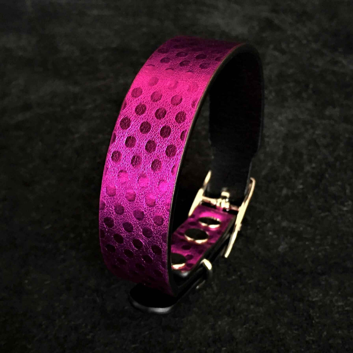 Bestia Corfu Leather Puppy Collar