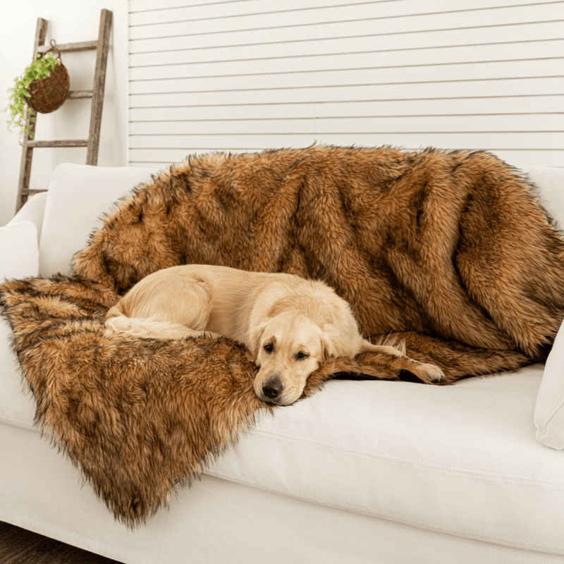 PupProtector Waterproof Throw Blanket Sable Tan 