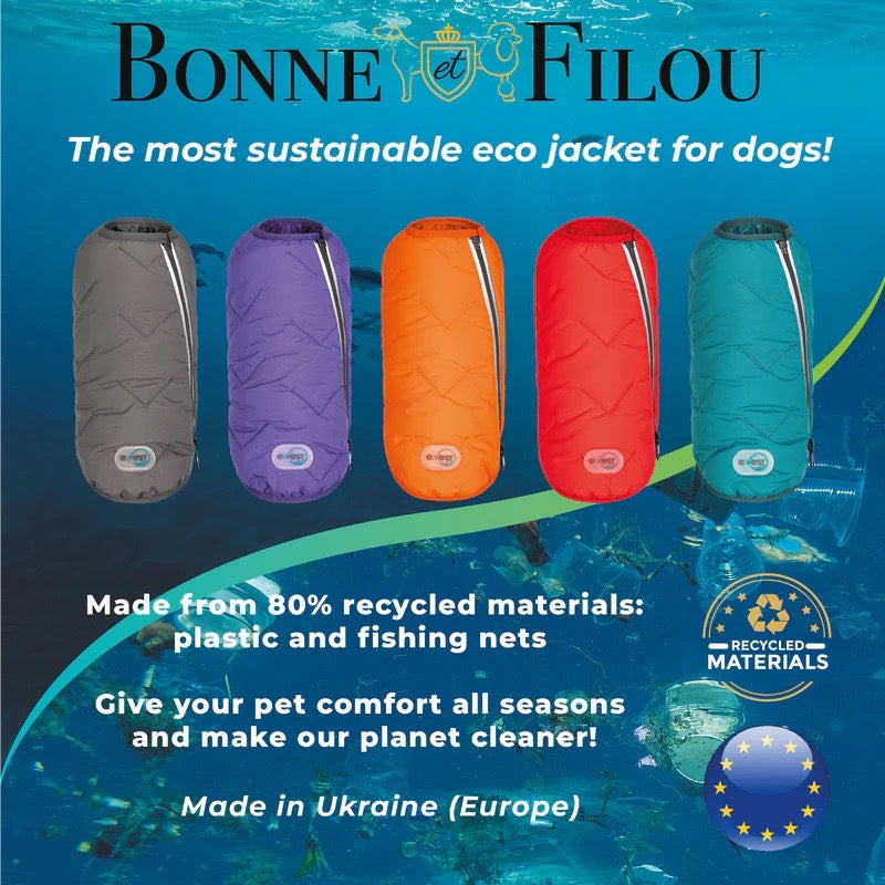 Bonne et Filou – Recycled Waterproof Dog Jacket & Vest
