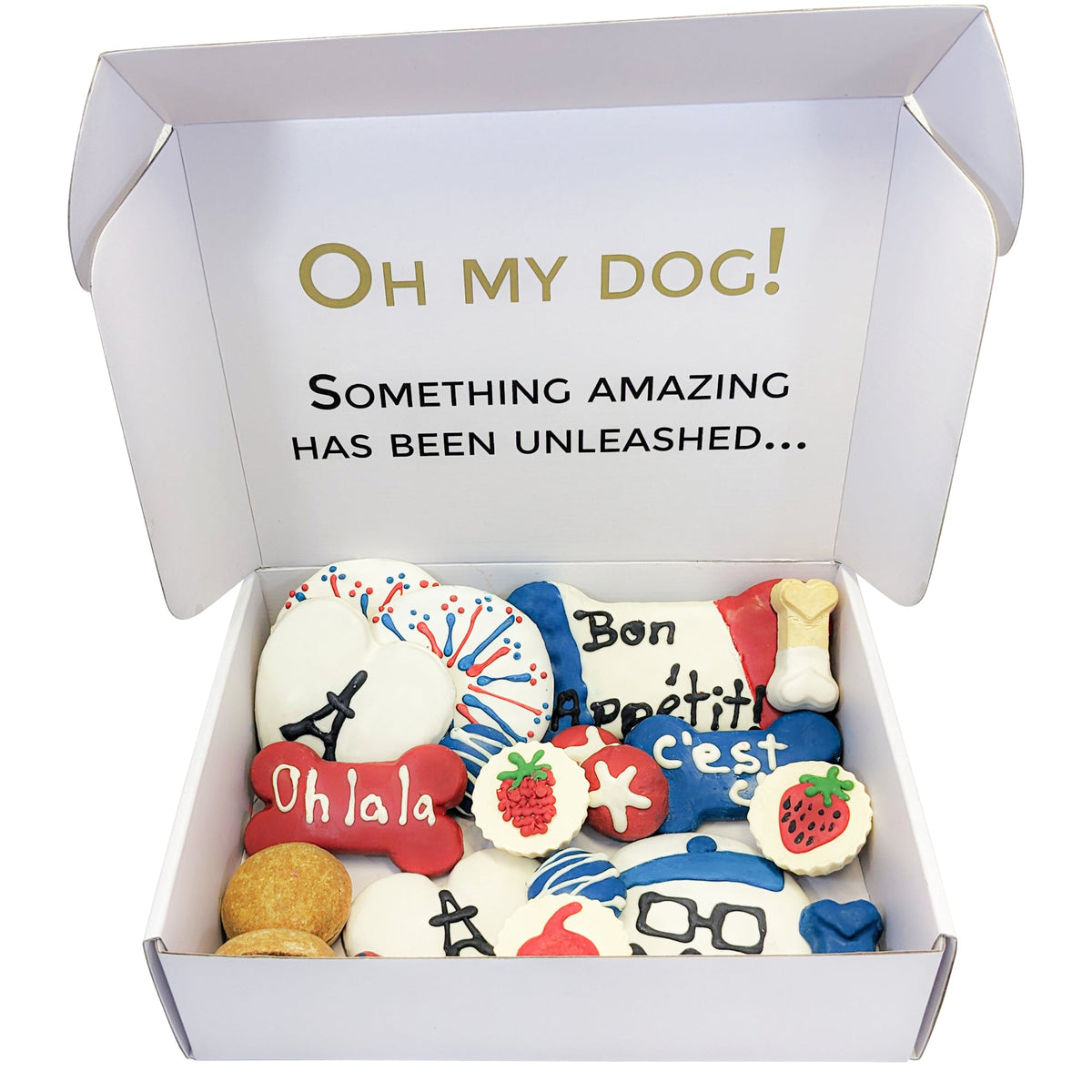 Bonne et Filou – French-Themed Dog Treat Gift Box