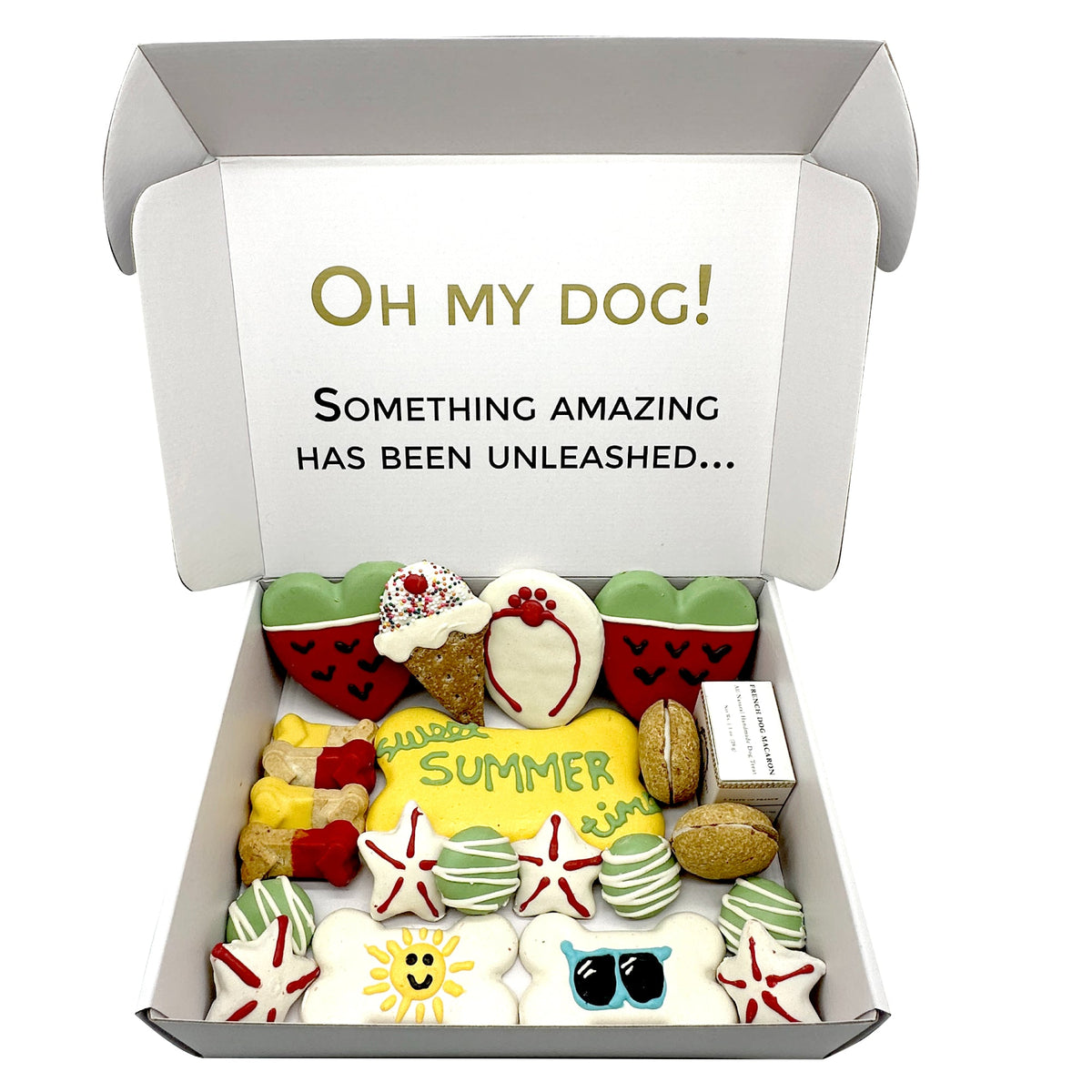 Bonne et Filou – Summer Dog Treat Gift Box
