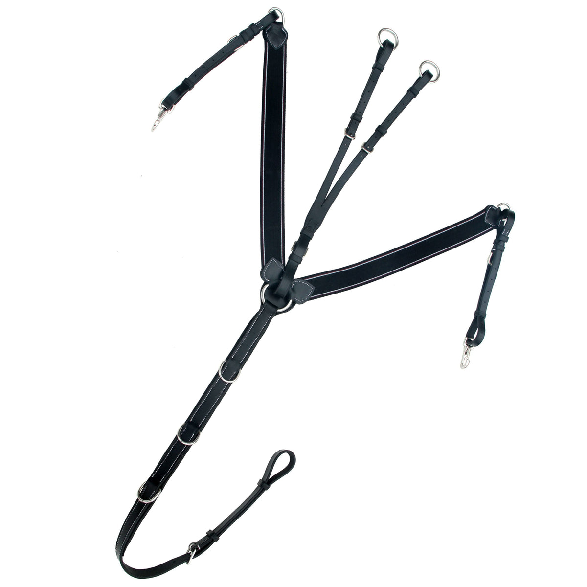 ExionPro Heart Shape 3 Point Breastplate - Matching Elastic - HT Animal Supply