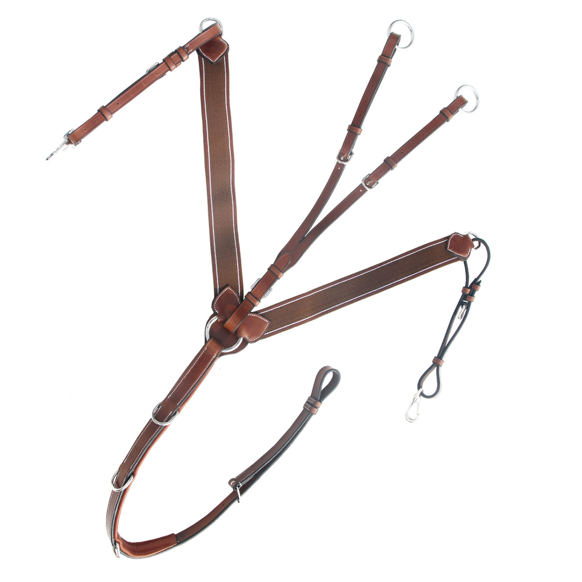 ExionPro Heart Shape 3 Point Breastplate - Matching Elastic - HT Animal Supply