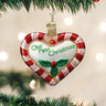 Peppermint Heart Ornament
