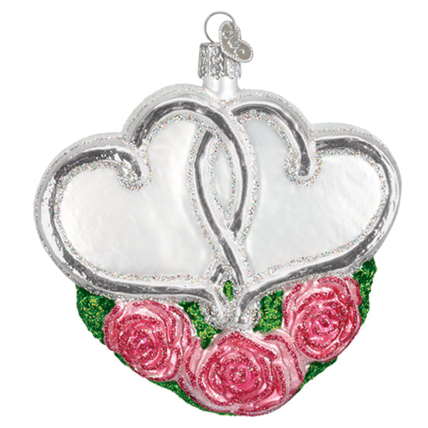 Old World Christmas: Entwined Hearts Christmas Ornament
