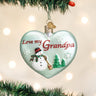 Grandpa Heart Ornament