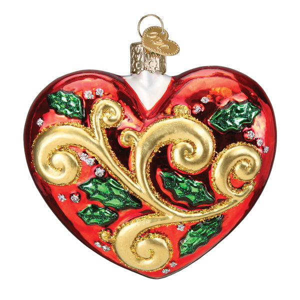 Old World Christmas: 2025 First Christmas Heart Ornament