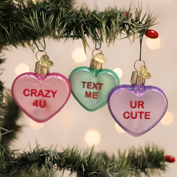 Conversation Hearts Set Ornament - HT Animal Supply