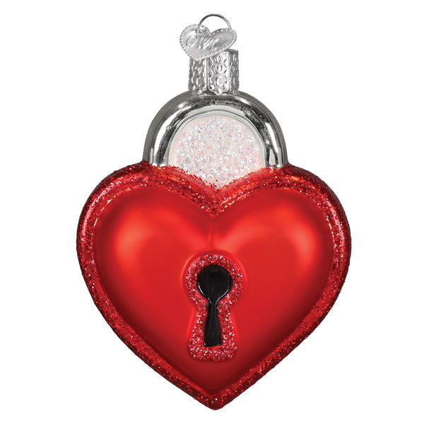 Old World Christmas: Love Lock Christmas Ornament