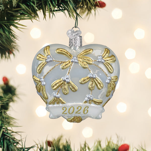 Old World Christmas: 2026 Heart Christmas Ornament