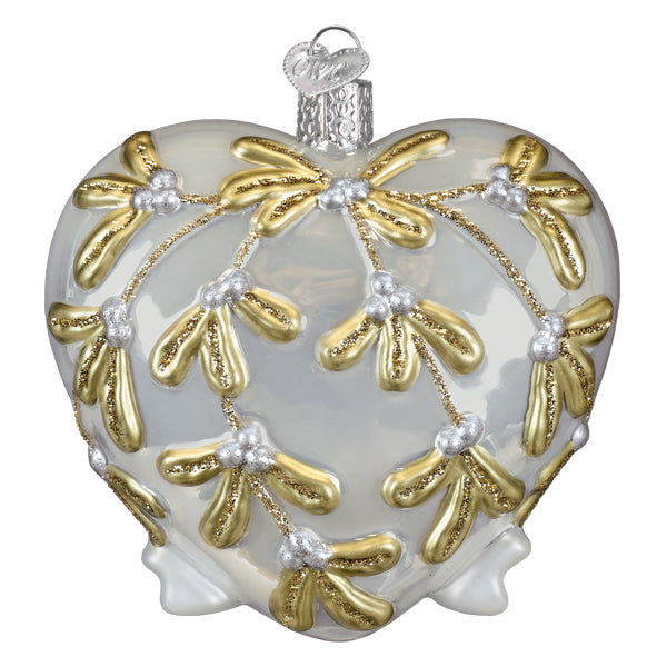 Old World Christmas: 2026 Heart Christmas Ornament