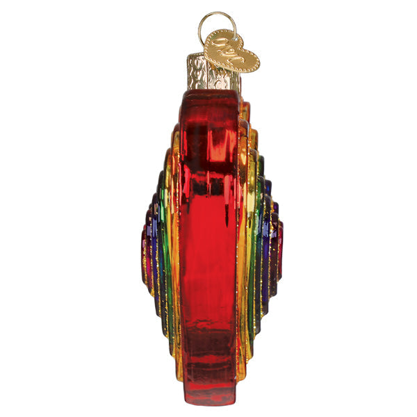 Old World Christmas: Rainbow Heart Christmas Ornament