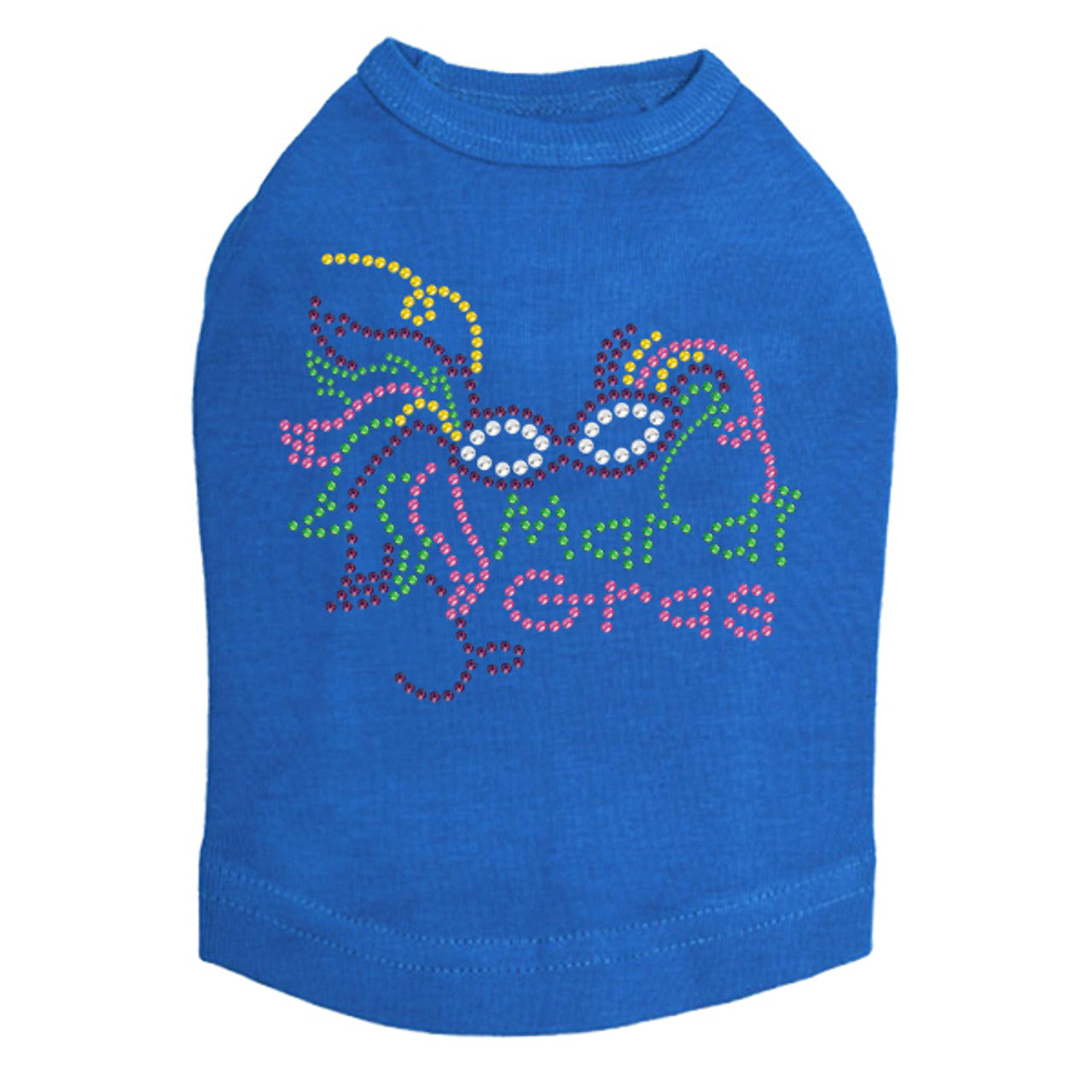 Mardi Gras Mask 5 - Dog Tank
