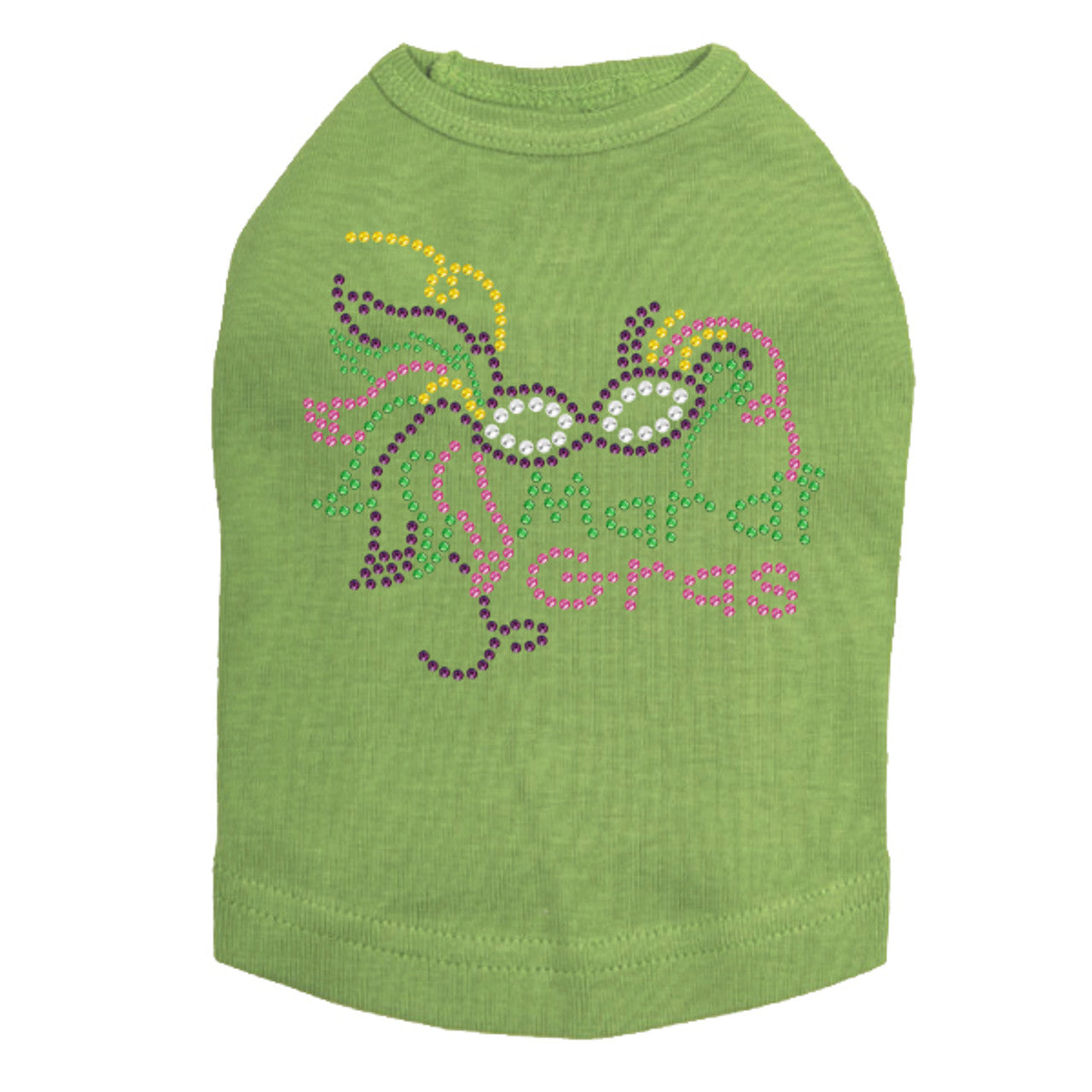 Mardi Gras Mask 5 - Dog Tank