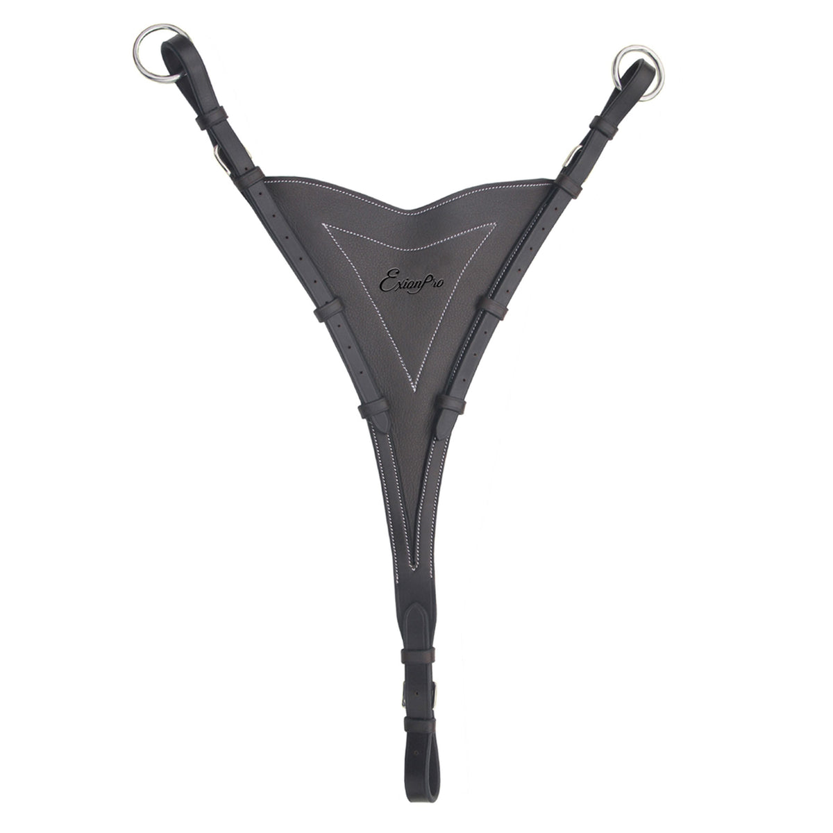 ExionPro Soft Leather Bib Running Martingale Attachment - HT Animal Supply
