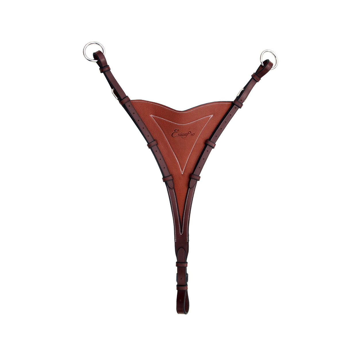 ExionPro Soft Leather Bib Running Martingale Attachment - HT Animal Supply