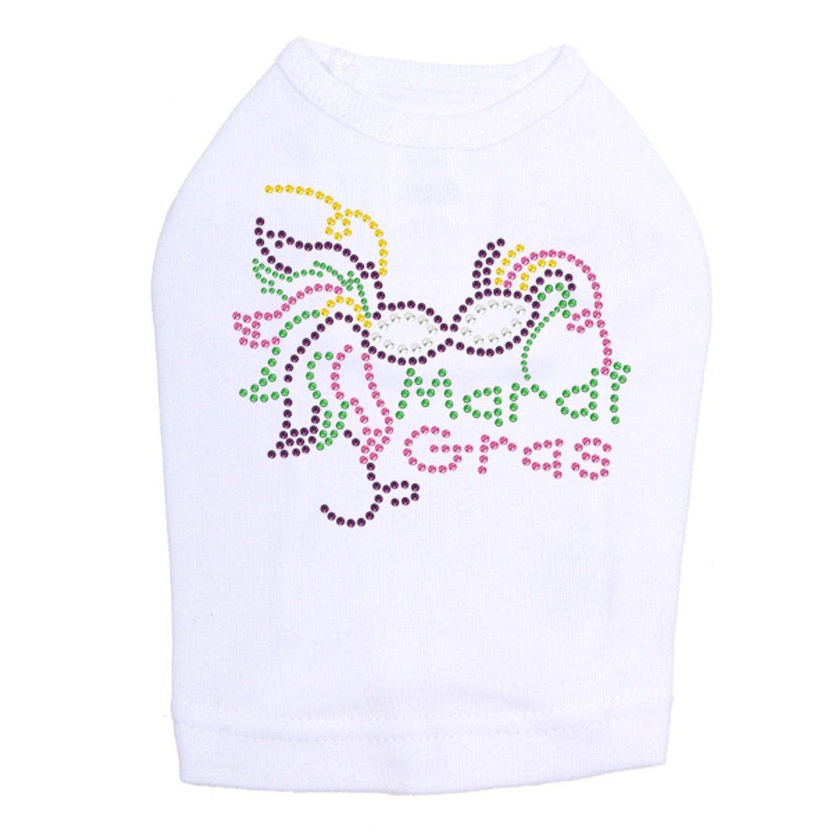 Mardi Gras Mask 5 - Dog Tank