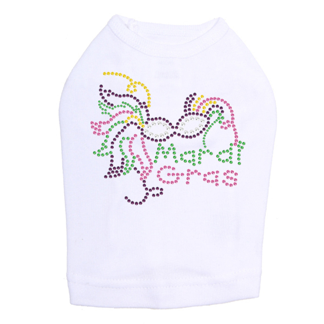 Mardi Gras Mask 5 - Dog Tank