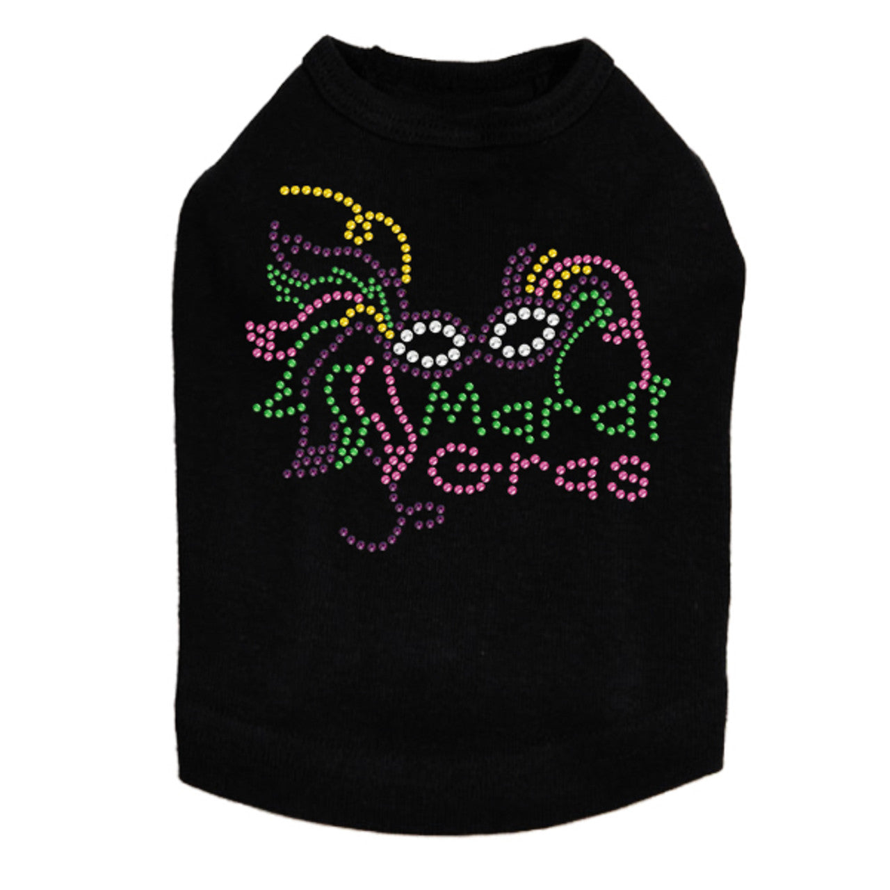Mardi Gras Mask 5 - Dog Tank